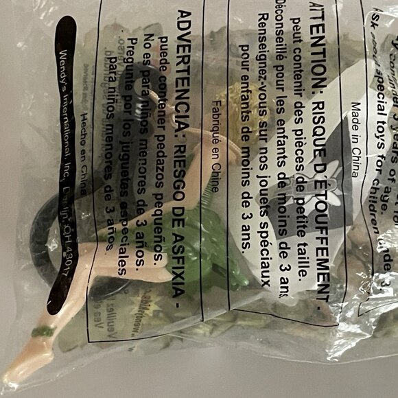 Disney Peter Pan Tinkerbell Clip Bag Charm Keychain Wendy's Flapping Glow Wings - Picture 11 of 11